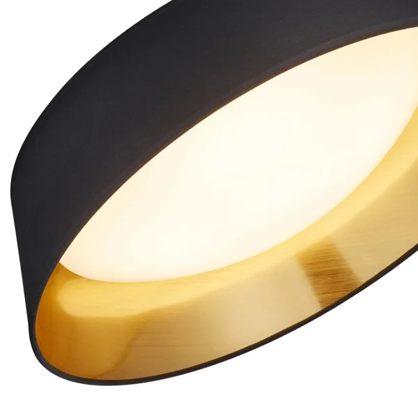 PLAFONNIER LED WENDY 18W 3000K NOIR