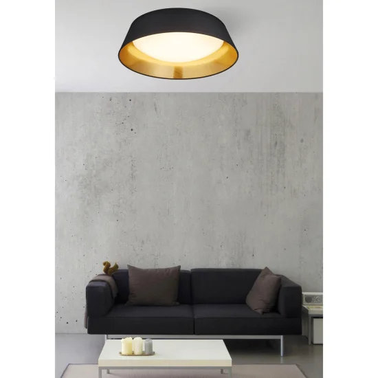 PLAFONNIER LED WENDY 18W 3000K NOIR 2