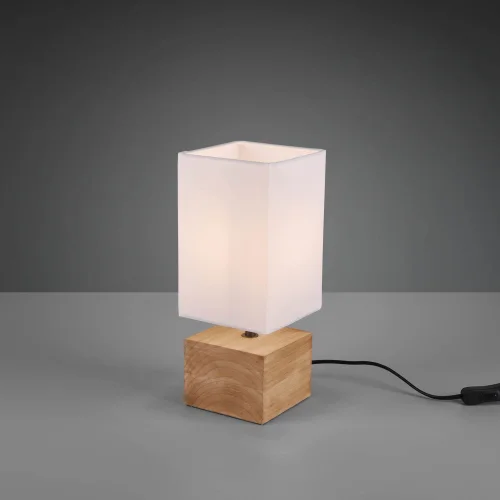 LAMPE DE TABLE SIGRID BOIS NATUREL E14 LAMPE DE TABLE SIGRID BOIS NATUREL E14