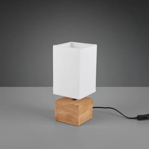 LAMPE DE TABLE SIGRID BOIS NATUREL E14 LAMPE DE TABLE SIGRID BOIS NATUREL E14