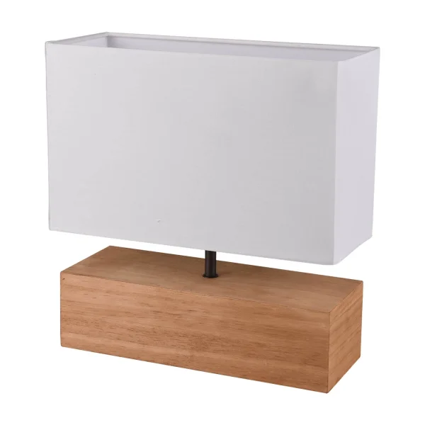 LAMPE DE TABLE SIGRID BOIS NATUREL E27