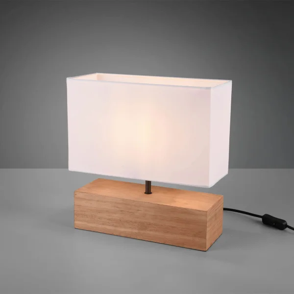 LAMPE DE TABLE SIGRID BOIS NATUREL E27