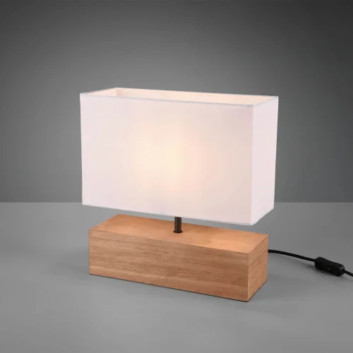 LAMPE DE TABLE SIGRID BOIS NATUREL E27