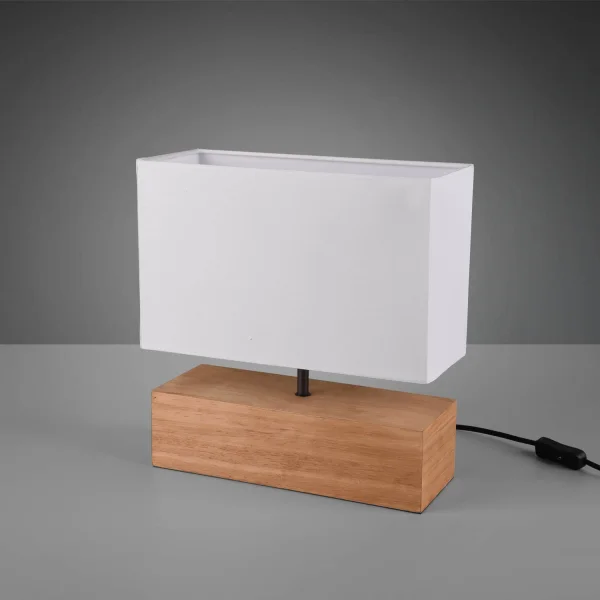 LAMPE DE TABLE SIGRID BOIS NATUREL E27