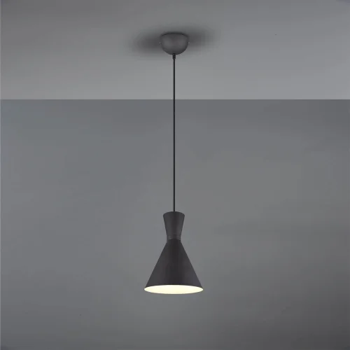 SUSPENSION CINTIA MÉTAL NOIR E27