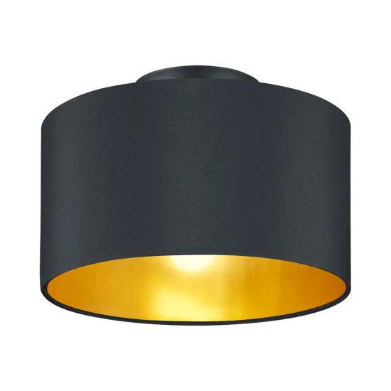 PLAFONNIER MIDDLETON 2 LUMIÈRES NOIR E14