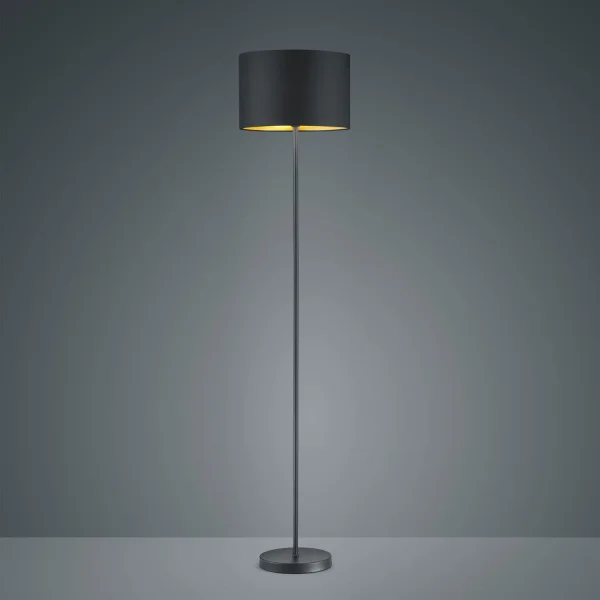 LAMPADAIRE MIDDLETON NOIR E27