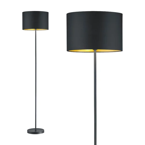LAMPADAIRE MIDDLETON NOIR E27