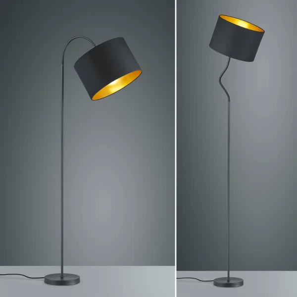 LAMPADAIRE FLEXIBLE MIDDLETON NOIR E27 LAMPADAIRE FLEXIBLE MIDDLETON NOIR E27