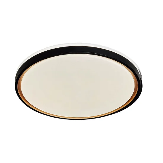 PLAFÓN LED 38W PW LED REGULABLE NEGRO ORO TELLUS 2