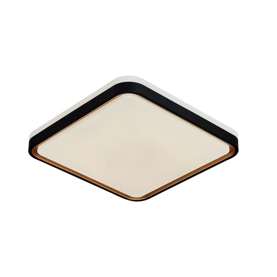 PLAFÓN LED 58W PW LED REGULABLE NEGRO ORO CUADRADO TELLUS 2