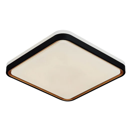 PLAFÓN LED 78W PW LED REGULABLE NEGRO ORO CUADRADO TELLUS 2