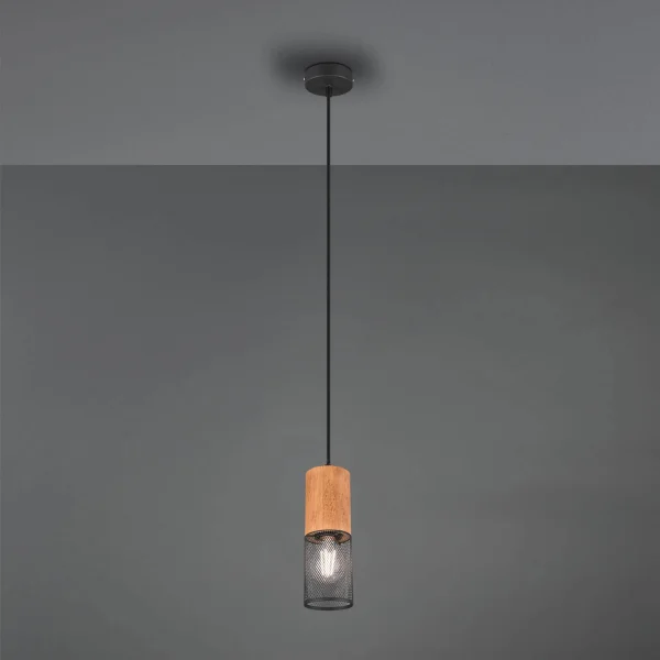 SUSPENSION 1 LUMIÈRE MÉTAL NOIR E27 MILLER SUSPENSION 1 LUMIÈRE MÉTAL NOIR E27 MILLER