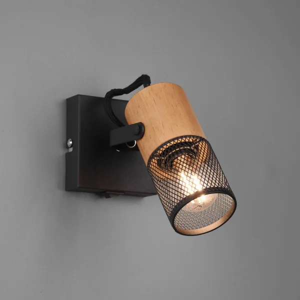 SPOT 1 LUMIÈRE MÉTAL NOIR E14 MILLER