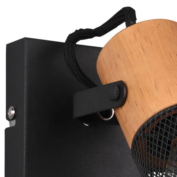 SPOT 1 LUMIÈRE MÉTAL NOIR E14 MILLER