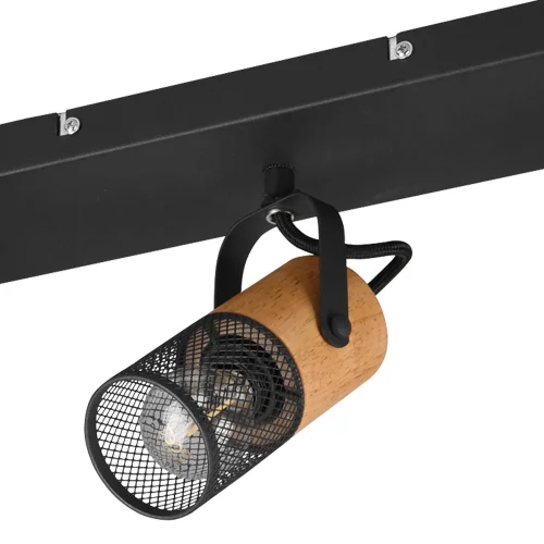 SPOT 3 LUMIÈRES EN MÉTAL NOIR E14 MILLER