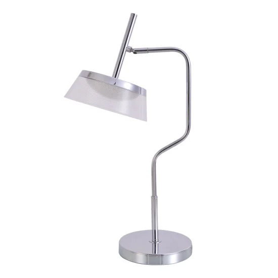 LAMPE DE TABLE LED 9W 4000K ACIER CHROMÉ ATENEA 2