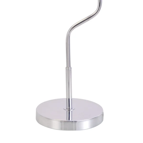 LAMPE DE TABLE LED 9W 4000K ACIER CHROMÉ ATENEA