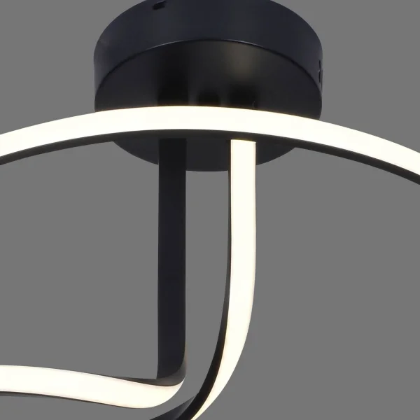 PLAFONNIER LED 47W 4000K RÉGLABLE EN INTENSITÉ NOIR OLIMPO PLAFONNIER LED 47W 4000K RÉGLABLE EN INTENSITÉ NOIR OLIMPO