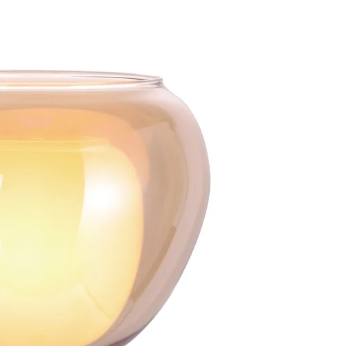 APPLIQUE MURALE 1 LUMIÈRE VERRE EXTÉRIEUR AMBRE INTÉRIEUR BLANC NOLINA APPLIQUE MURALE 1 LUMIÈRE VERRE EXTÉRIEUR AMBRE INTÉRIEUR BLANC NOLINA