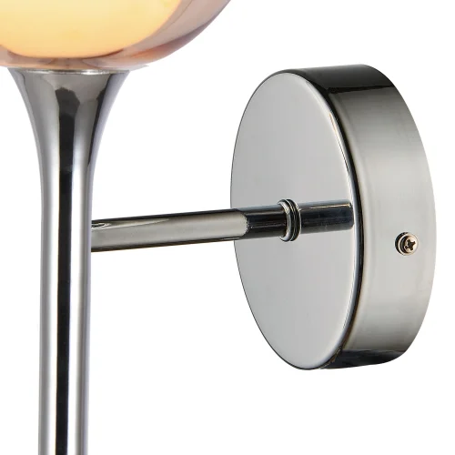 APPLIQUE MURALE 1 LUMIÈRE VERRE EXTÉRIEUR AMBRE INTÉRIEUR BLANC NOLINA APPLIQUE MURALE 1 LUMIÈRE VERRE EXTÉRIEUR AMBRE INTÉRIEUR BLANC NOLINA