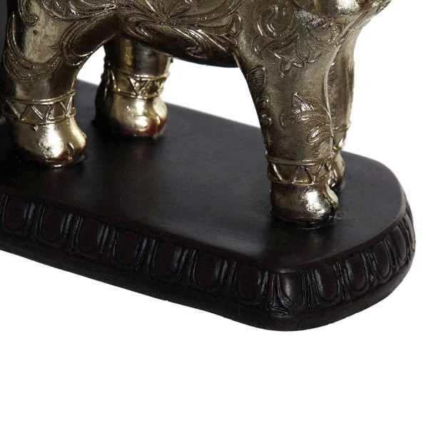 SERRE-LIVRES SET DE 2 RÉSINE ÉLÉPHANTS