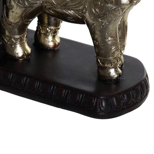 SERRE-LIVRES SET DE 2 RÉSINE ÉLÉPHANTS