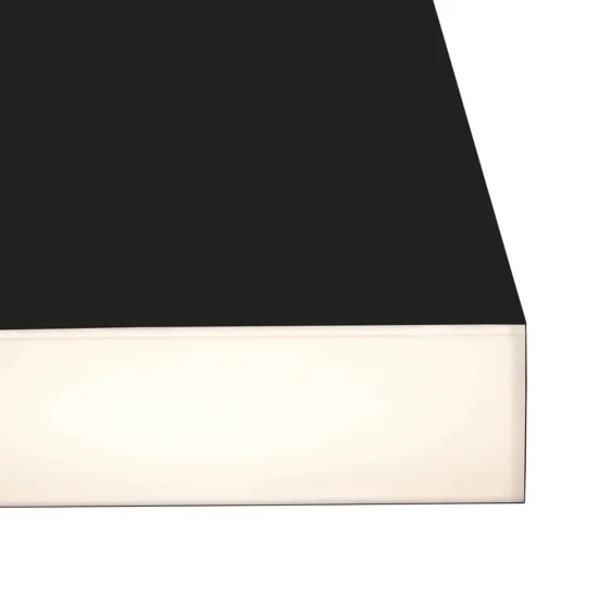 SURFACE CARRÉ FIXE LED 10W 4000K NOIR 2