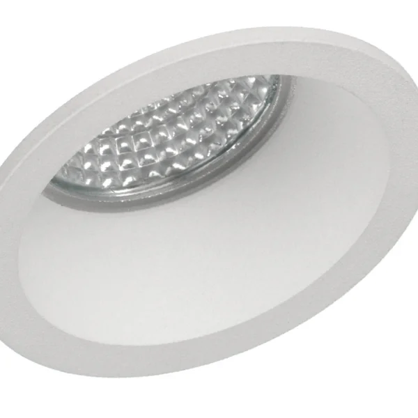 SPOT ENCASTRÉ CONIQUE ALUMINIUM GU10 BLANC