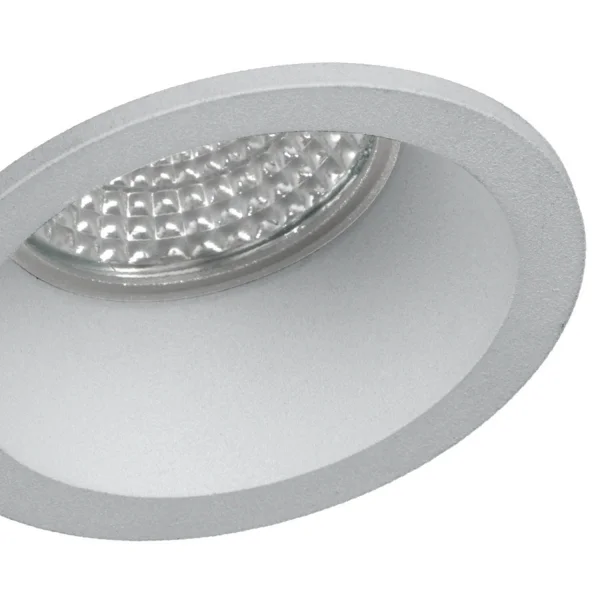 SPOT ENCASTRÉ CONIQUE ALUMINIUM GU10 ARGENT