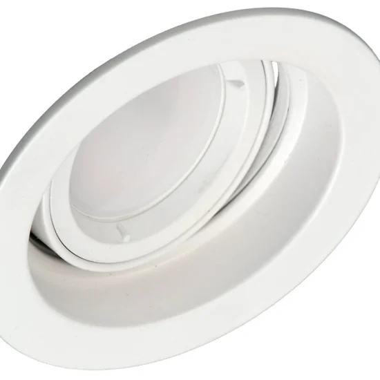 SPOT ENCASTRÉ BASCULEMENT ROND GU10 BLANC IP20 2