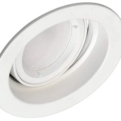 SPOT ENCASTRÉ BASCULEMENT ROND GU10 BLANC IP20