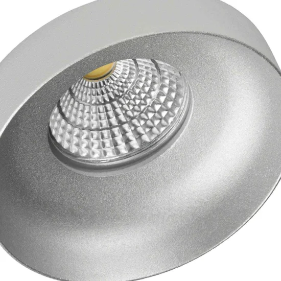 SPOT ENCASTRÉ Ø 9 CM GU10 BLANC-ARGENT IP20 2