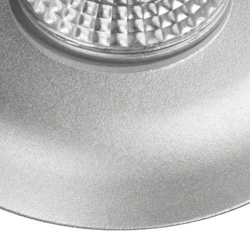 SPOT ENCASTRÉ Ø 9 CM GU10 BLANC-ARGENT IP20