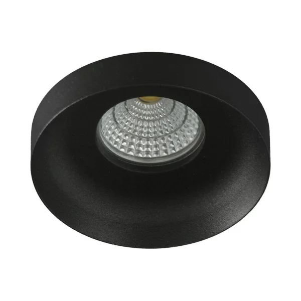 Spot encastrable Ø 9 cm GU10 Noir IP20