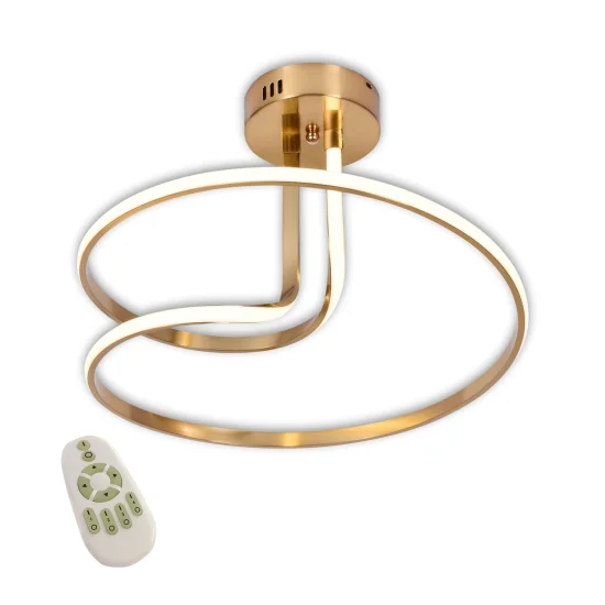 PLAFONNIER LED 47W 4000K RÉGLABLE EN INTENSITÉ OR OLIMPO