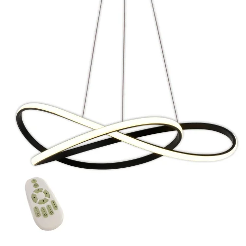 SUSPENSION LED 60W 4000K RÉGLABLE EN INTENSITÉ NOIR OLIMPO