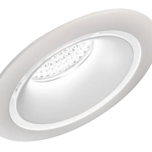 LUMIÈRE LATÉRALE CONVEXE BLANCHE ENCASTRÉE