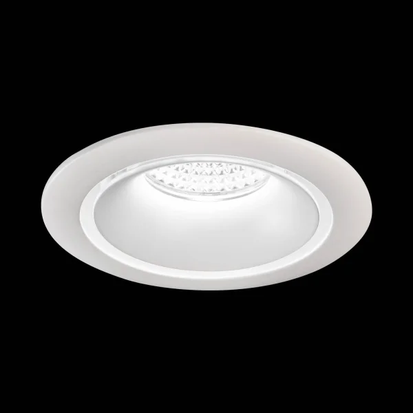 LUMIÈRE LATÉRALE CONVEXE BLANCHE ENCASTRÉE