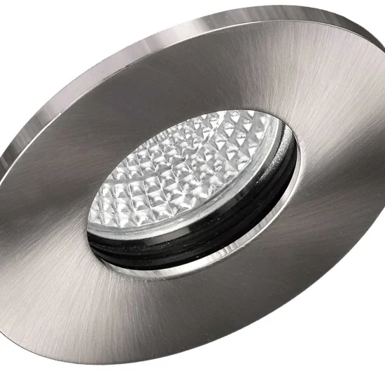 SPOT ENCASTRÉ Ø 8,5 CM GU10 NICKEL SATINÉ IP54 2