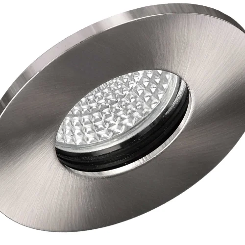 SPOT ENCASTRÉ Ø 8,5 CM GU10 NICKEL SATINÉ IP54 SPOT ENCASTRÉ Ø 8,5 CM GU10 NICKEL SATINÉ IP54