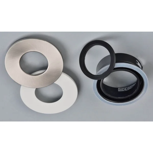 SPOT ENCASTRÉ Ø 8,5 CM GU10 NICKEL SATINÉ IP54 SPOT ENCASTRÉ Ø 8,5 CM GU10 NICKEL SATINÉ IP54