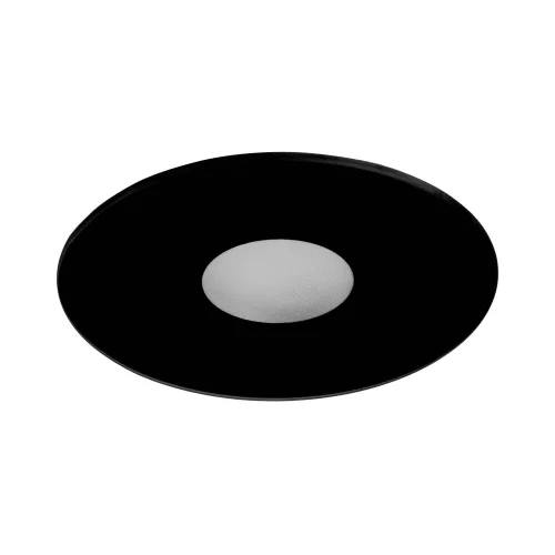 SPOT ENCASTRÉ MÉTHACRYLATE PLAT NOIR BRILLANT IP20