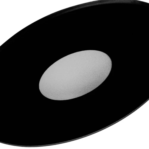 SPOT ENCASTRÉ MÉTHACRYLATE PLAT NOIR BRILLANT IP20