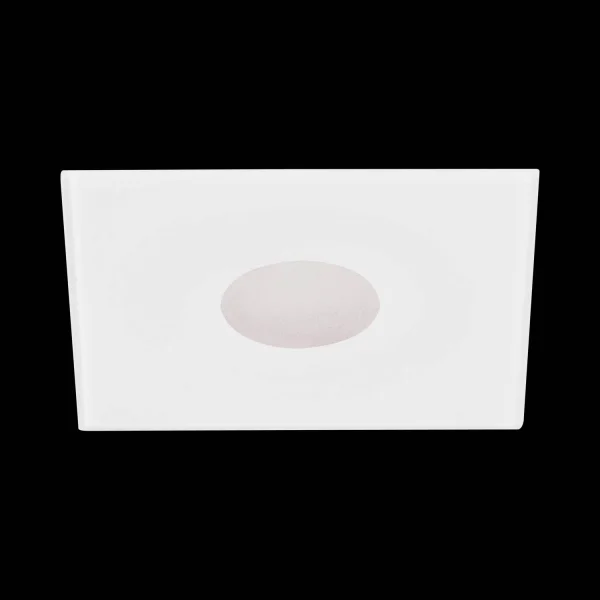 SPOT ENCASTRÉ CARRÉ MÉTHACRYLATE BLANC MAT IP20