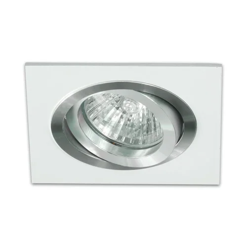 SPOT ENCASTRÉ CARRÉ BLANC-ALUMINIUM GU10 IP20 SPOT ENCASTRÉ CARRÉ BLANC-ALUMINIUM GU10 IP20