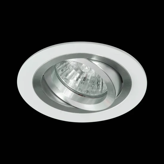 SPOT ENCASTRÉ ROND BLANC-ALUMINIUM GU10 IP20 2