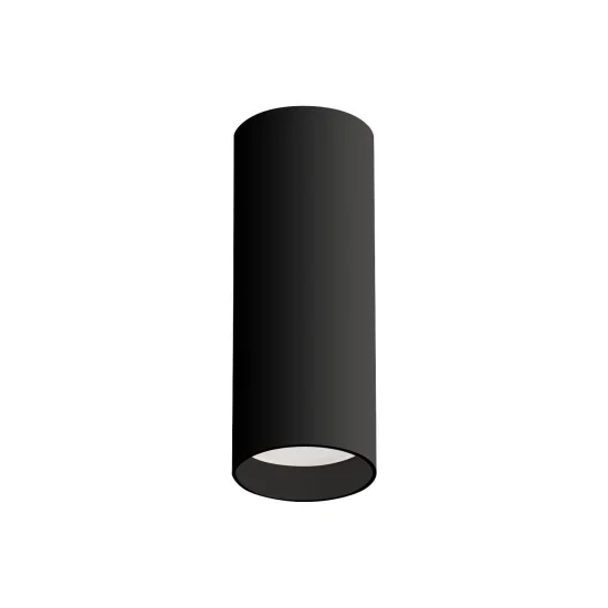 PROJECTEUR DE SURFACE CYLINDRE 16,5 CM GU10 NOIR