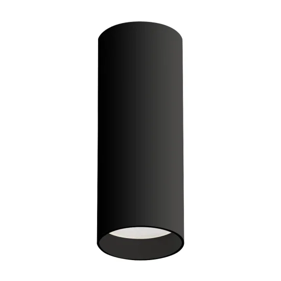 PROJECTEUR DE SURFACE CYLINDRE 16,5 CM GU10 NOIR 2