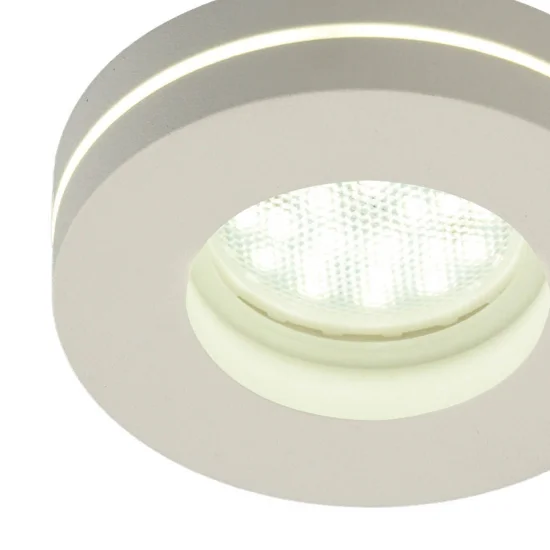 ENCASTRÉ MÉCANISÉ AVEC LUMIÈRE LATÉRALE RONDE RONDE BLANCHE GU10 2